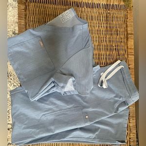 Figs Heather Indigo women’s scrub set